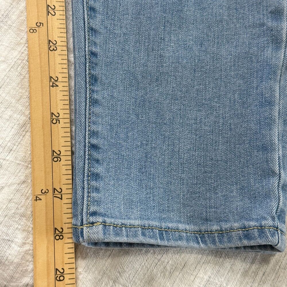 Old Navy The Rock Star Jeans Sz 14 Women's Light‎ Wash Low Rise Denim Distressed - Picture 14 of 16